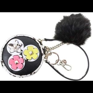 Guess Women’s Pom Pom Keychain Bag Brand New